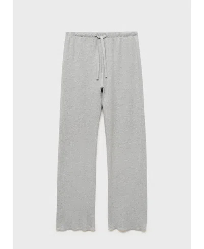Mango Women's Double-sided Cotton Pajama Pants