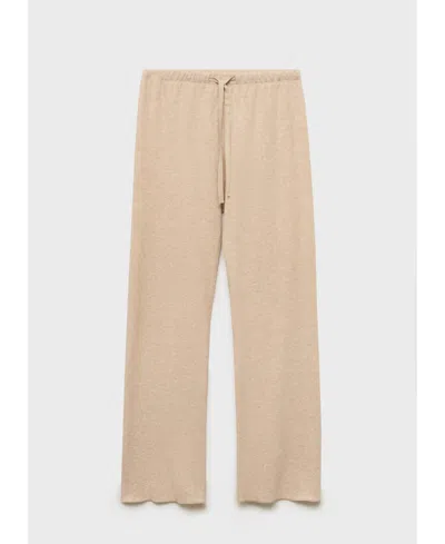 Mango Women's Double-sided Cotton Pajama Pants