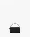 Mango Small Nylon Shoulder Handbag Black