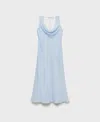 Mango Cowl Neck Sleeveless Dress