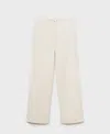 Mango Drawstring Straight Leg Pants In Sand