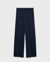 Mango Pull On Wide Leg Pants In Neutral