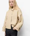 Mango Women's Epaulettes Detail Short Oversized Trench Coat In Neutral