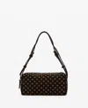 Mango Women's Eyelets Detail Suede Shopper Bag In Brown
