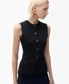 Mango Matilda Knit Vest In Chocolate