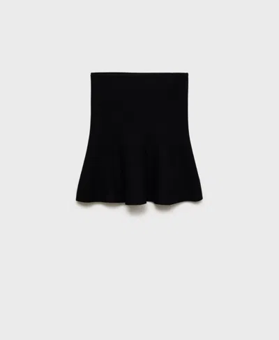 Mango Women's Fine-knit Peplum Top