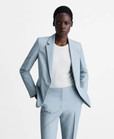 Mango Women's Fitted Suit Jacket