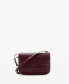 Mango Women's Flap Crossbody Bag In Burgundy