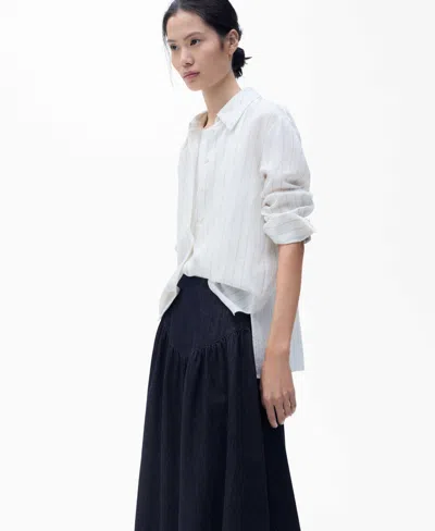 Mango Women's Flared Denim Skirts