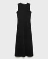 Mango Women's Flared Midi-dress In Black