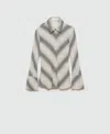 Mango Women's Flared Sleeves Striped Shirt In Off White