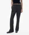 Mango Women's Flared Suit Trousers In Gray