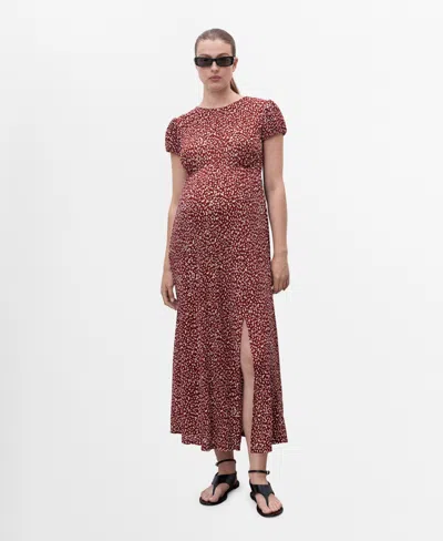 MANGO WOMEN'S FLORAL-PRINT MATERNITY DRESS