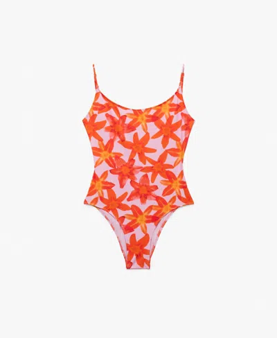 Mango Women's Floral Print Swimsuit