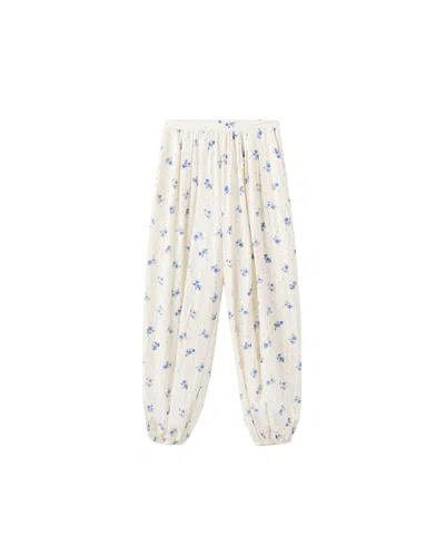 Mango Women's Floral-print Harem Pants In Multi