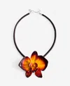 Mango Short Flower Pendant Necklace