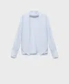 Mango Blouse Bleu Ciel - Femme - Xl -  In Blue