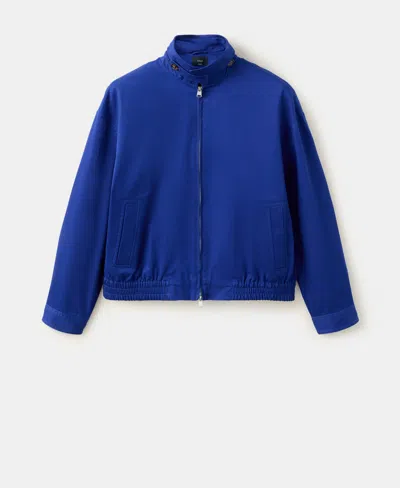 MANGO WOMEN'S FUNNEL-NECK BOMBER JACKET