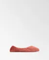 Mango Faux Fur Slipper In Red