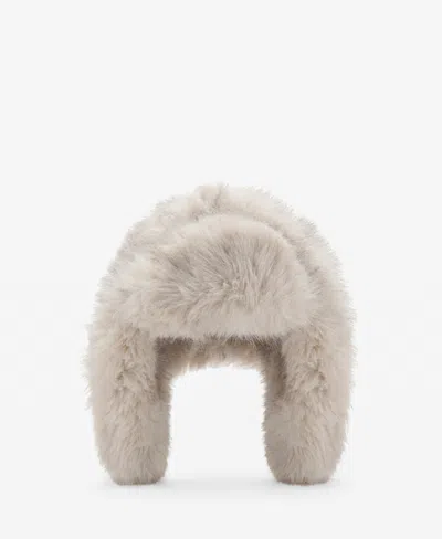 Mango Women's Fur-effect Hat In Sand