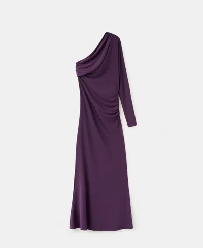 Mango Women's Gathered Body Asymmetrical Dress In Multi
