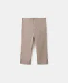 Mango Farm Capri Pants In Brown