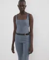 Mango Vichy Top In Multi