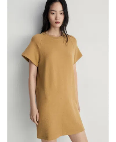 Mango Women's Heather Fleece Cotton Nightgown