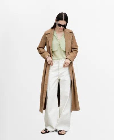 Mango Women's High-rise Balloon Jeans In Off White
