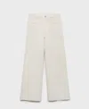 Mango High Waist Wide Leg Jeans In Neutral