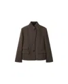 Mango Micro Houndstooth Check Blazer In Brown