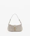 Mango Women's Hook Fastener Shoulder Bag In White
