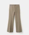 Mango Houndstooth Wool Blend Trousers Medium Brown In Neutral