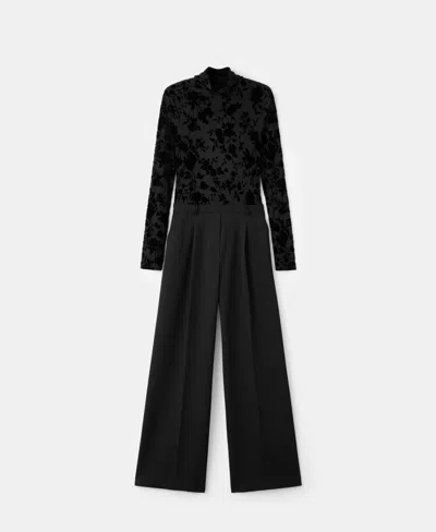 Mango Women's Jacquard Jumpsuit In Black