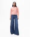 Mango Tweed Effect Jacket With Jewel Buttons Pastel Pink In Pastel Pink