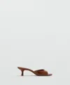 Mango Sandy Sandal In Brown