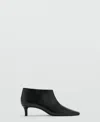 Mango Kitten Heel Bootie In Multi