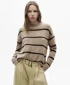 Mango Sweater Medium Brown In Medium Brown