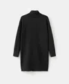 Mango Knitted Turtleneck Dress In Black