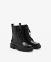 Mango Ankle Boots Black In Black