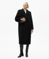 Mango Manteau Fait Main Avec Ceinture In Black