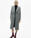 Mango Lapels Wool Coat Grey In Gray