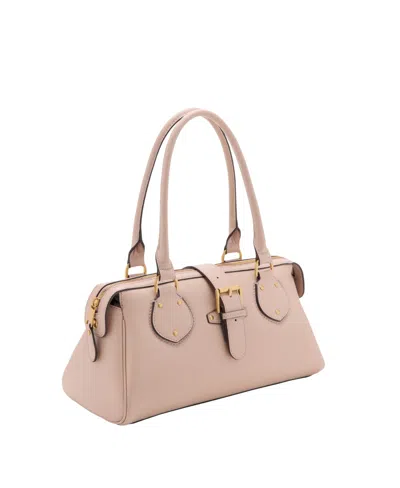 Mango Women's Large Buckle Bowling Bag In Nude