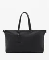 Mango Women's Large Nylon Shopper Bag In Black