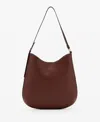 Mango Women's Large Oval Shoulder Bag In Brown