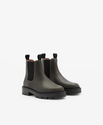 MANGO WOMEN'S LEATHER CHELSEA ANKLE BOOTS