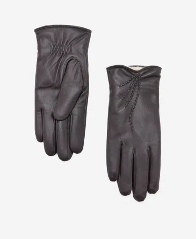 Mango Women's Leather Gloves In Brown