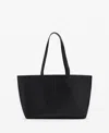 Mango Women's Leather Shopper Bag In Black