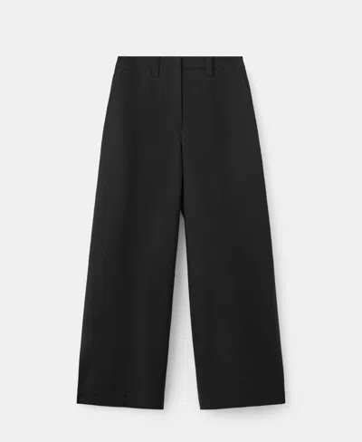 Mango Women's Linen Balloon Pants In Black