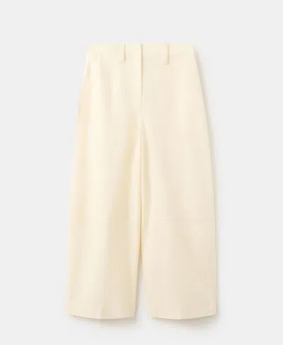 Mango Women's Linen Balloon Pants In Neutral